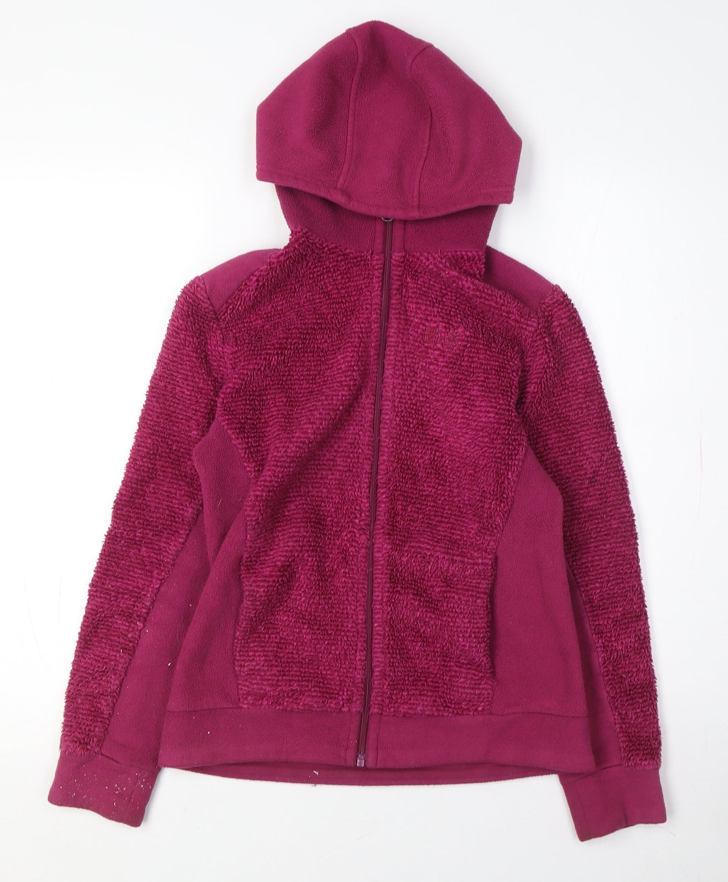 Teens UK Size 12 Jack Wolfskin Purple Full Zip Hoodie