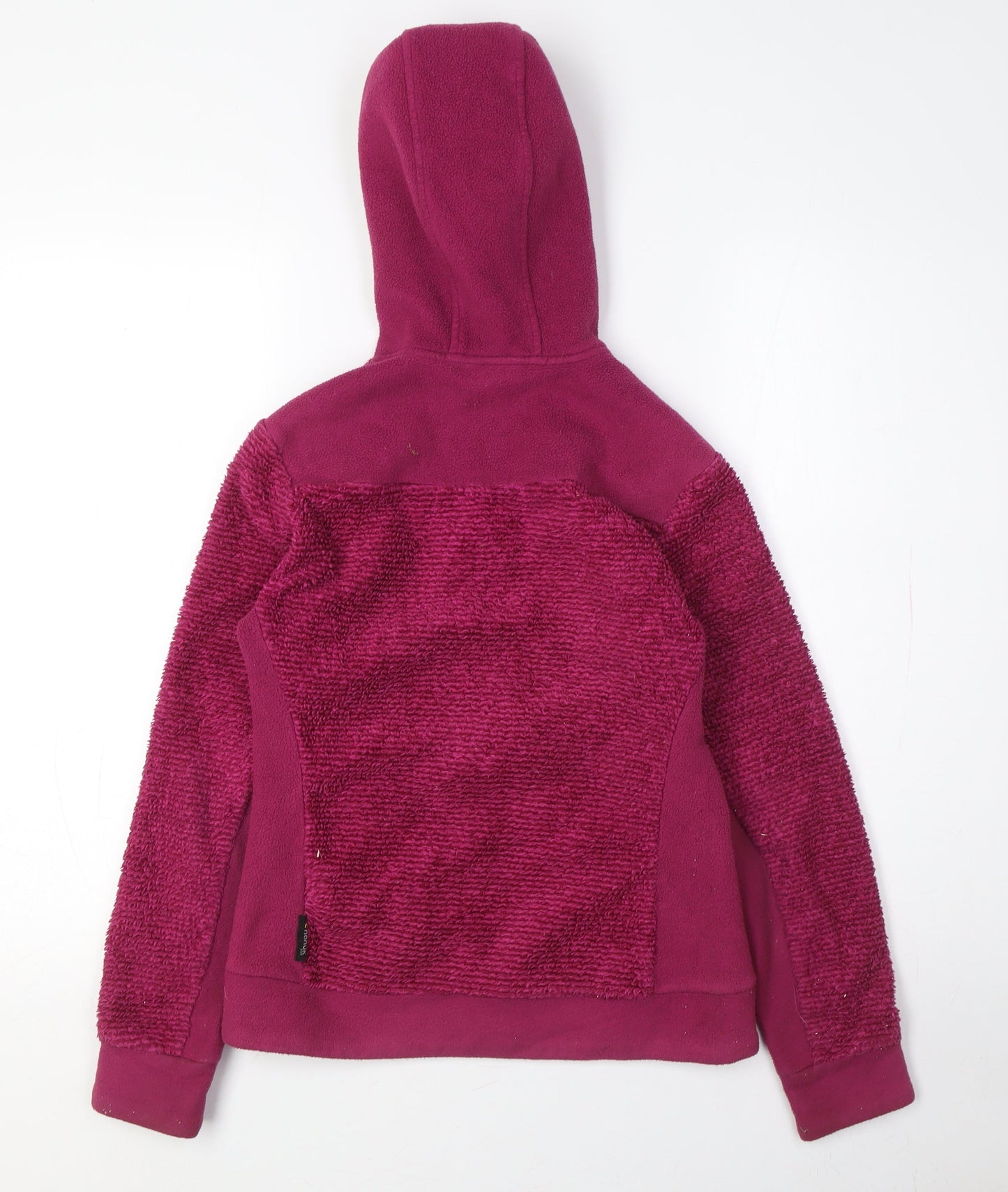 Teens UK Size 12 Jack Wolfskin Purple Full Zip Hoodie
