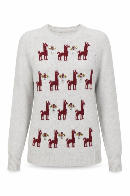Womens UK Size M J.CREW Grey Pullover Jumper