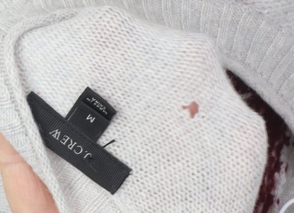 Womens UK Size M J.CREW Grey Pullover Jumper