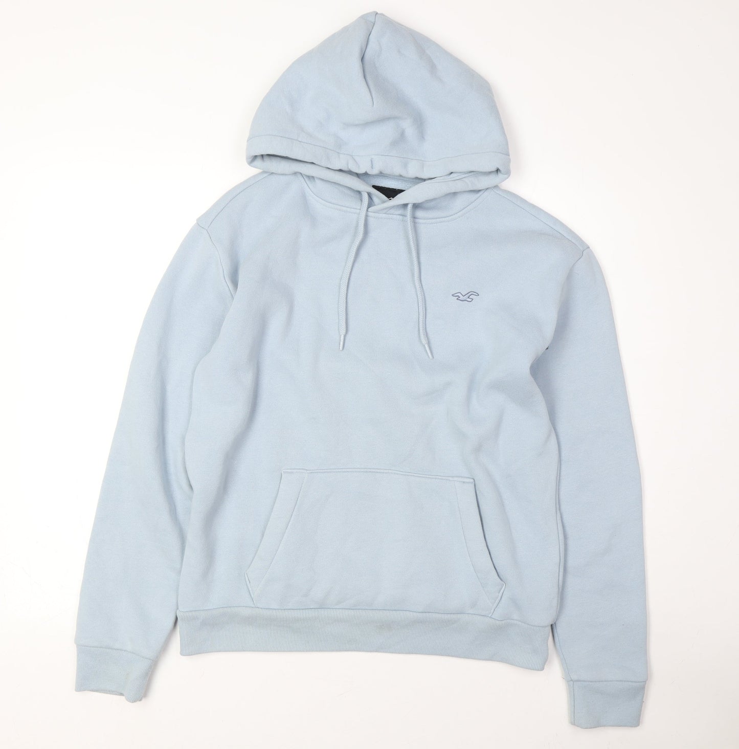 Hollister Women's Blue Hoodie S Pullover, Relaxed Casual Wear