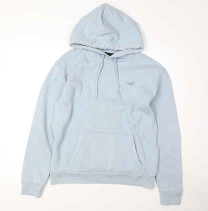 Hollister Women's Blue Hoodie S Pullover, Relaxed Casual Wear