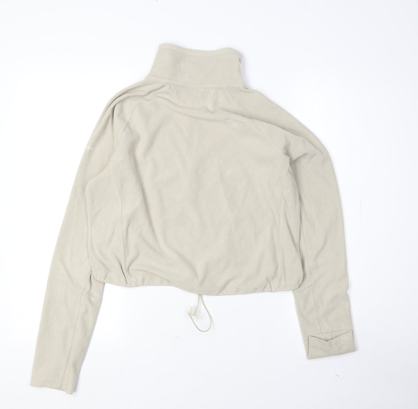 Columbia Women's Beige Fleece 1/2 Zip Sweatshirt M