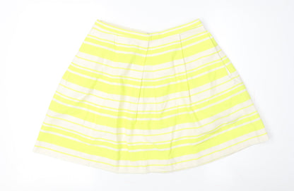 Gap Women's Yellow A-Line Knee Length Skirt Size 4