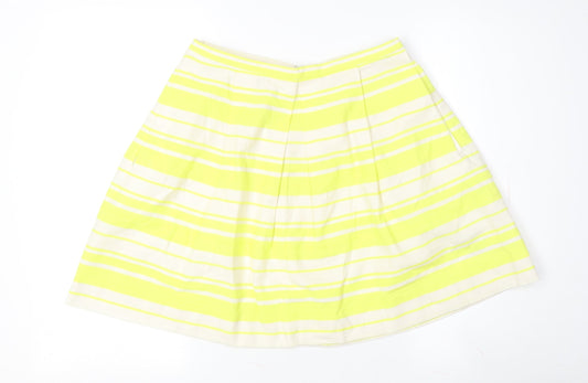 Gap Women's Yellow A-Line Knee Length Skirt Size 4