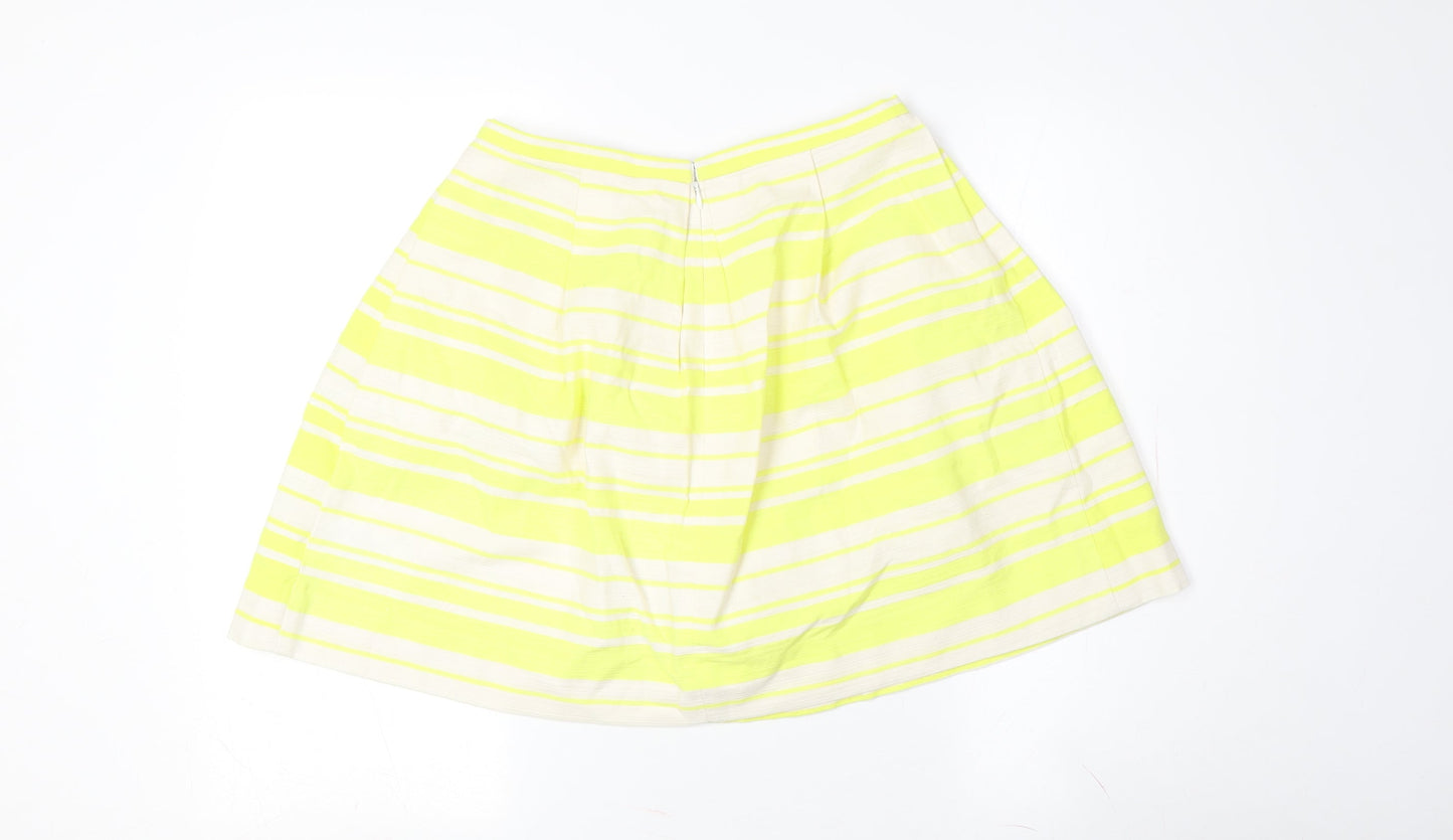 Gap Women's Yellow A-Line Knee Length Skirt Size 4