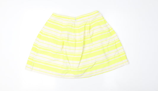 Gap Women's Yellow A-Line Knee Length Skirt Size 4