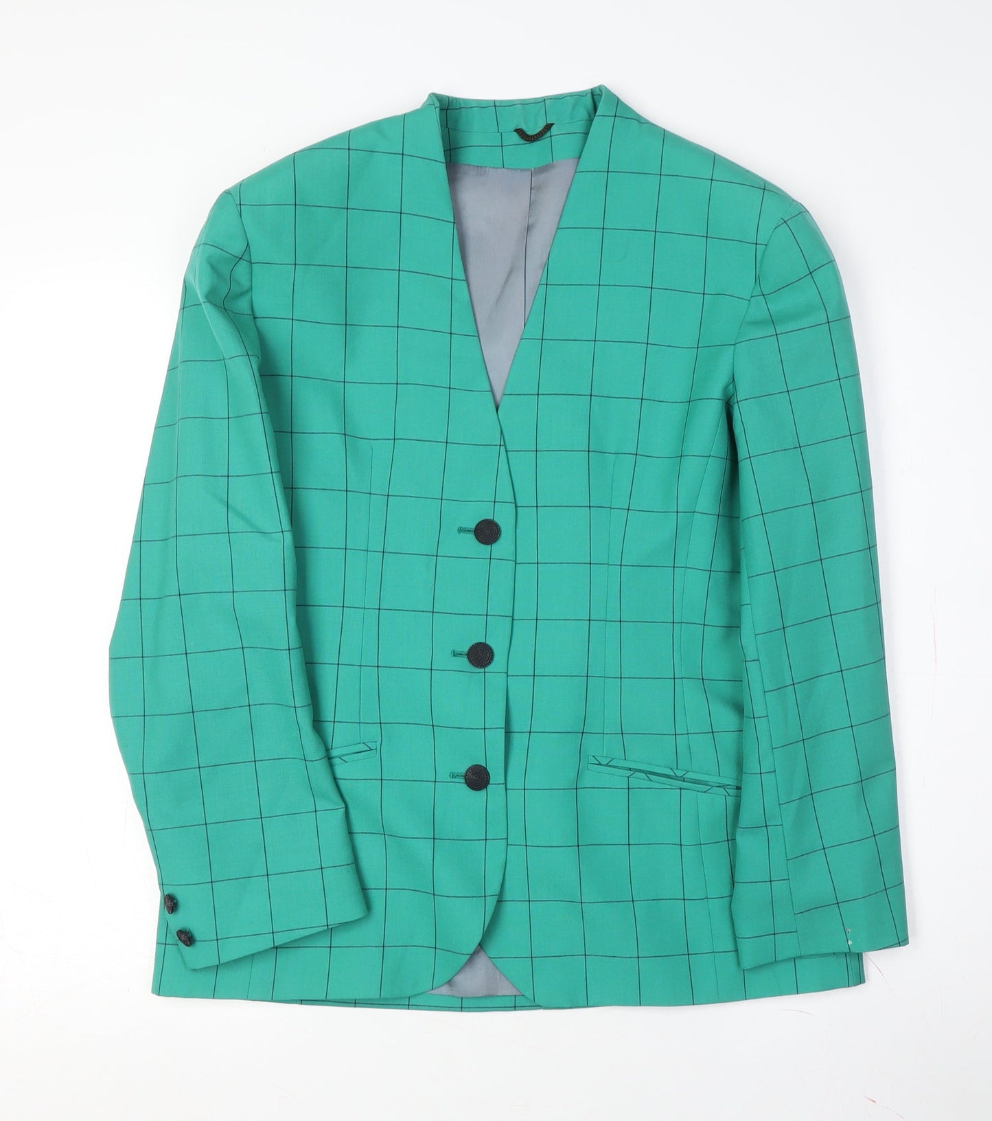 Austin Reed Women's Green Check Blazer, Size 10, Elegant Design