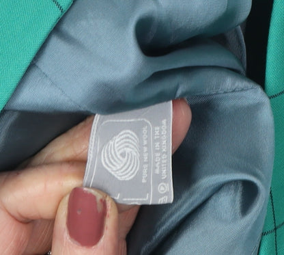 Austin Reed Women's Green Check Blazer, Size 10, Elegant Design