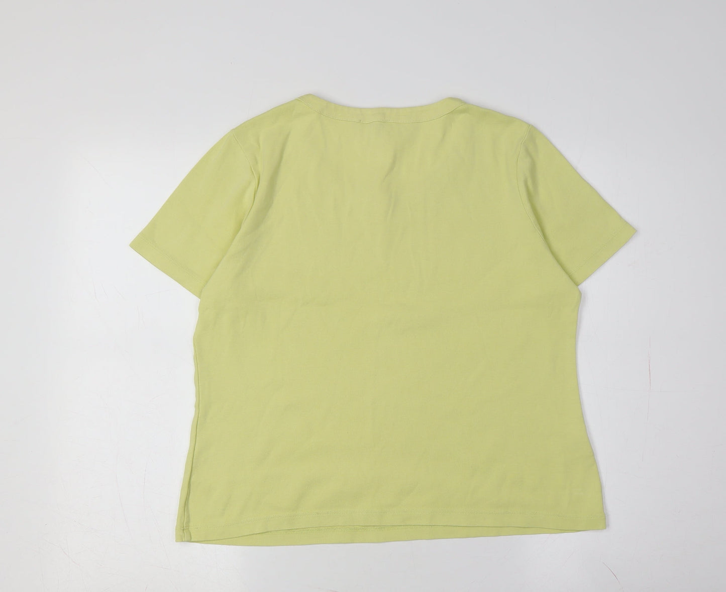 Womens UK Size M CC Yellow  T-Shirt