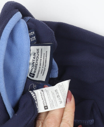 Womens UK Size 12 Mountain Warehouse Blue  Sweatshirt