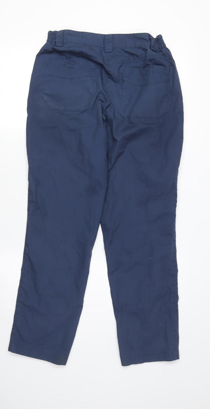 Womens UK Size 8 Mountain Warehouse Regular Fit Chino Blue Trousers