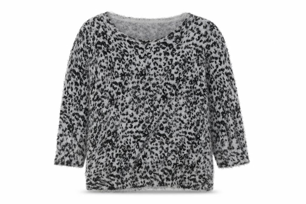 Womens UK Size M David Emanuel Grey Pullover Jumper