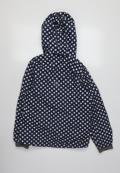 TOG 24 Girls Blue Polka Dot Jacket 9-10Y Winter Coat