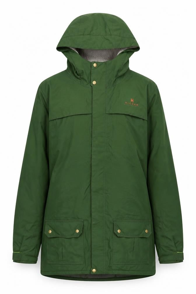Womens UK Size 6 Hi Gear Green Parka Coat