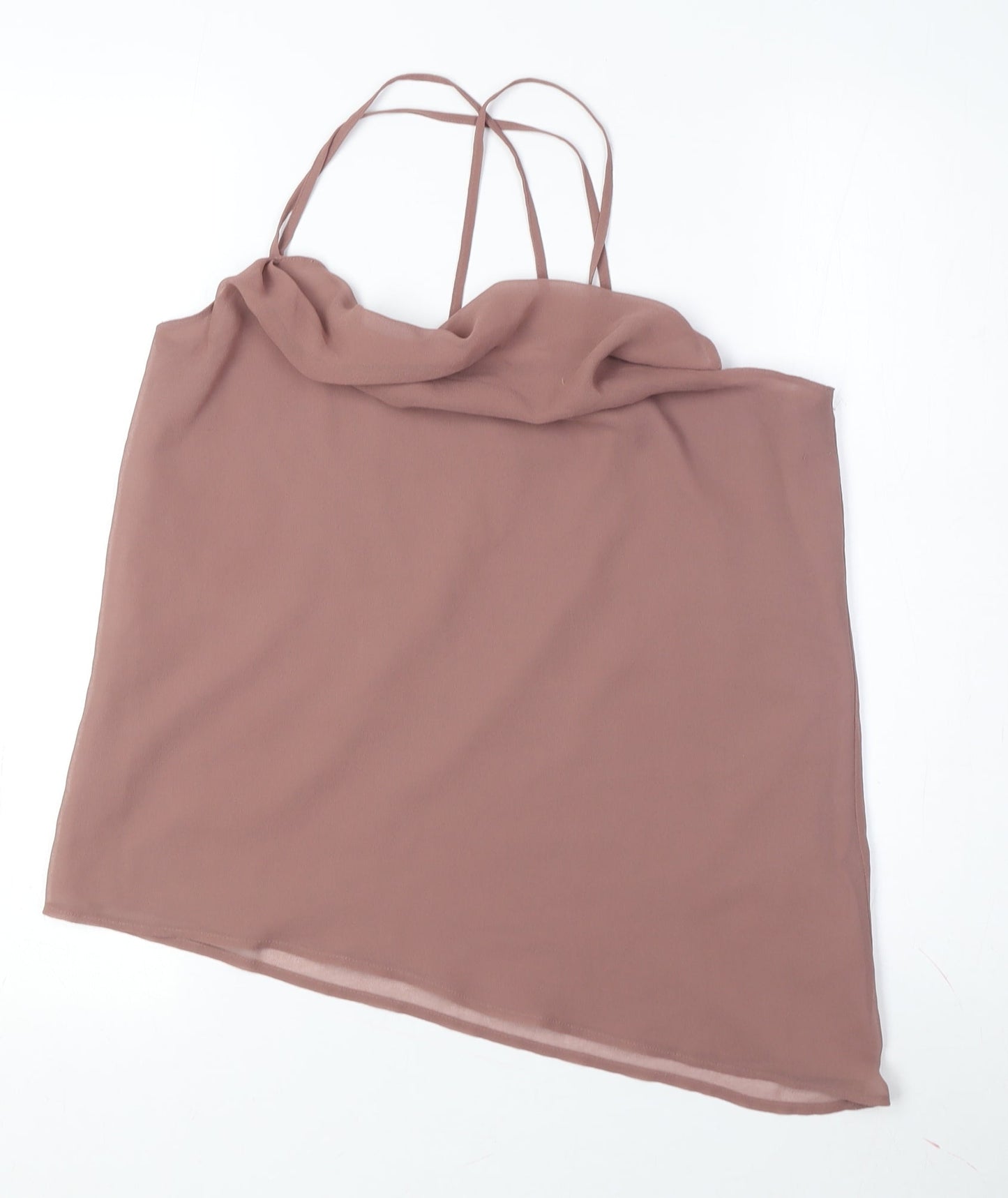 Womens UK Size S Gap Brown Camisole Tank