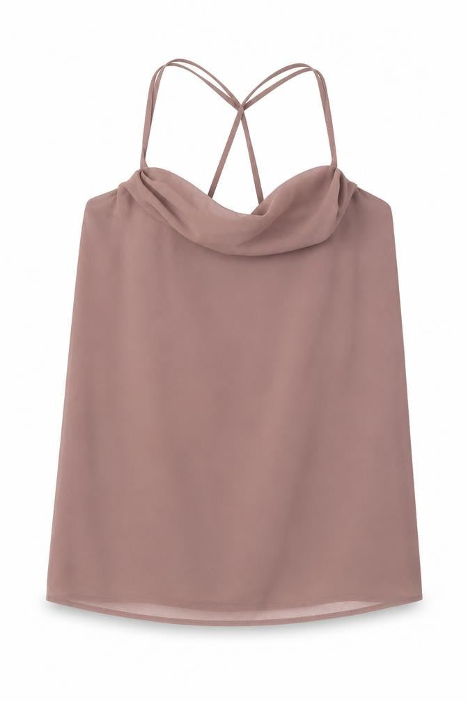 Womens UK Size S Gap Brown Camisole Tank