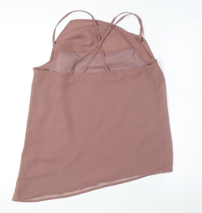 Womens UK Size S Gap Brown Camisole Tank