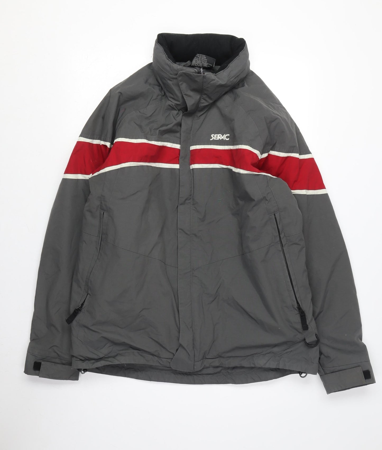 Mens UK Size M Serac Grey Windbreaker Coat