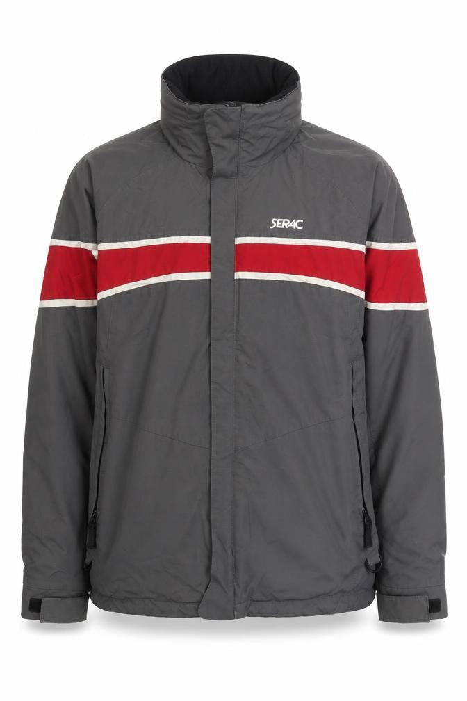 Mens UK Size M Serac Grey Windbreaker Coat