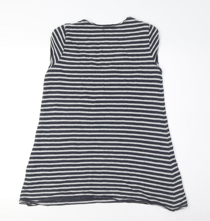 Womens UK Size XS White Stuff Black Basic T-Shirt