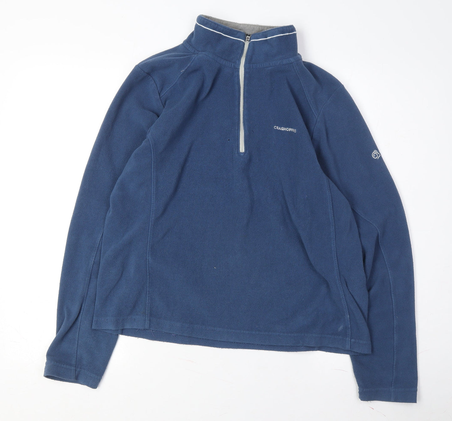 Mens UK Size S Craghoppers Blue 1/2 Zip Sweatshirt