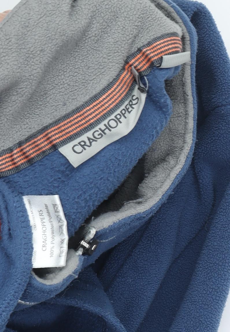 Mens UK Size S Craghoppers Blue 1/2 Zip Sweatshirt