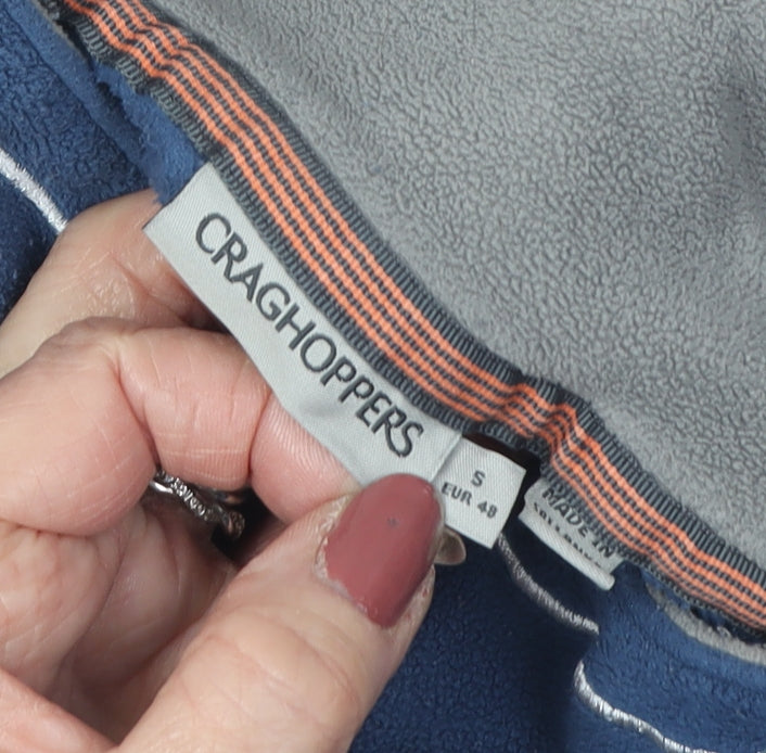 Mens UK Size S Craghoppers Blue 1/2 Zip Sweatshirt