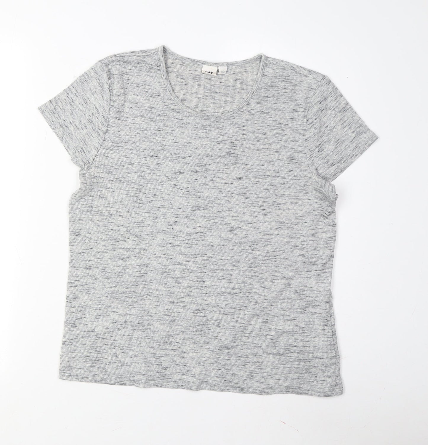 Womens UK Size S Gap Grey Basic T-Shirt