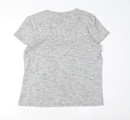 Womens UK Size S Gap Grey Basic T-Shirt