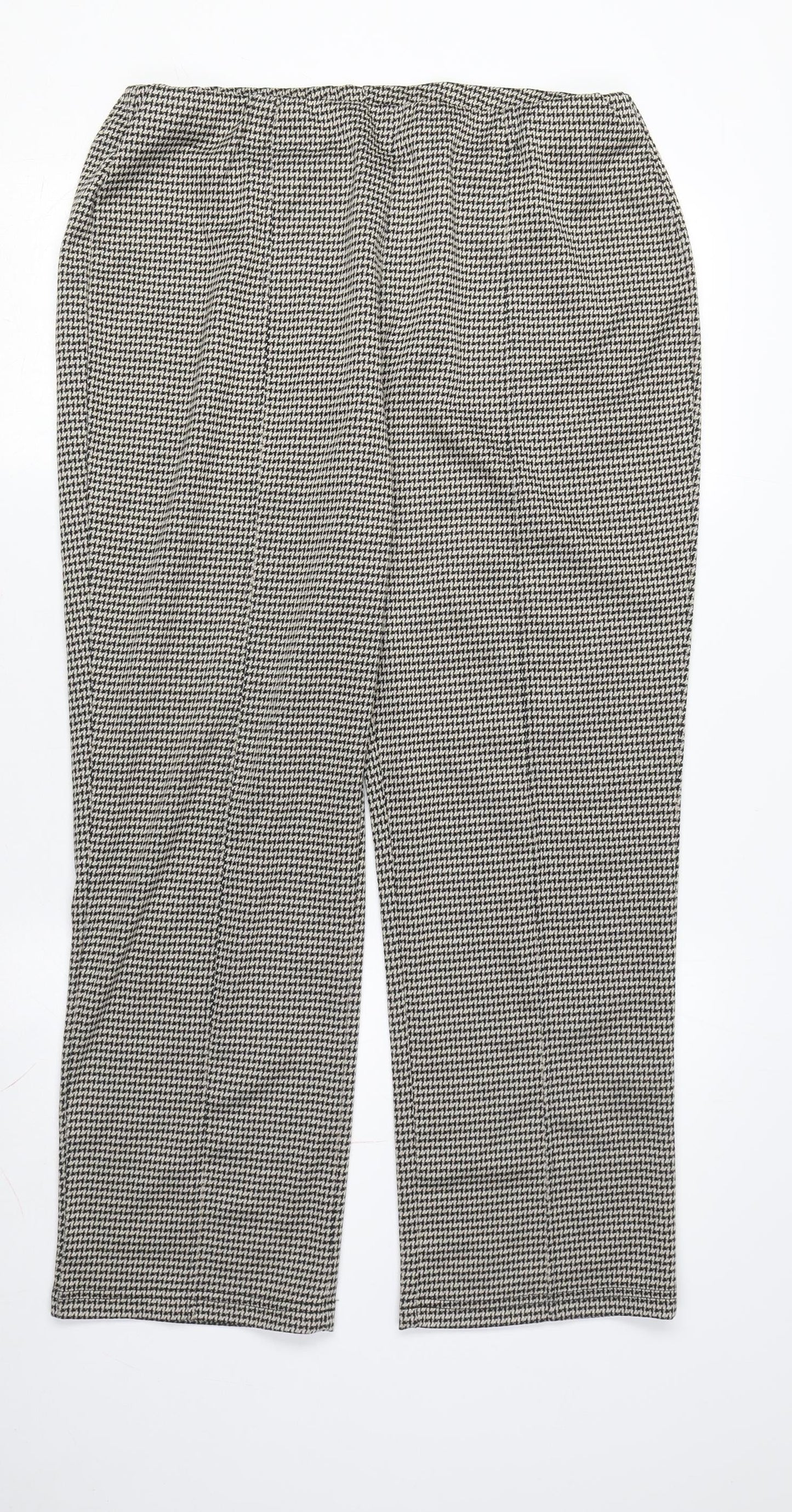 Womens UK Size 14 Damart Regular Fit  Black Trousers