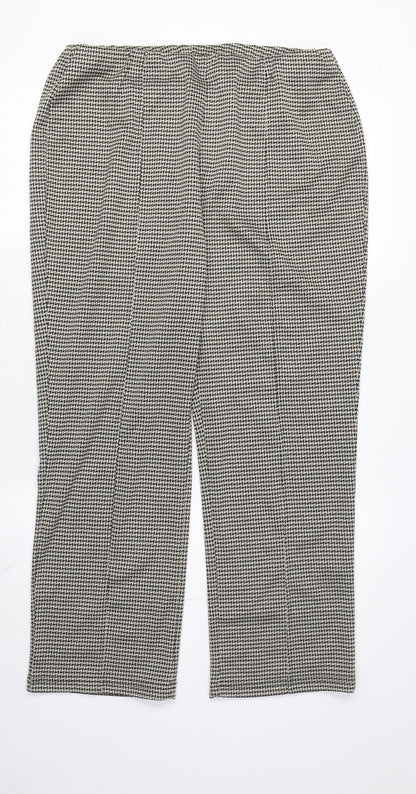 Womens UK Size 14 Damart Regular Fit  Black Trousers