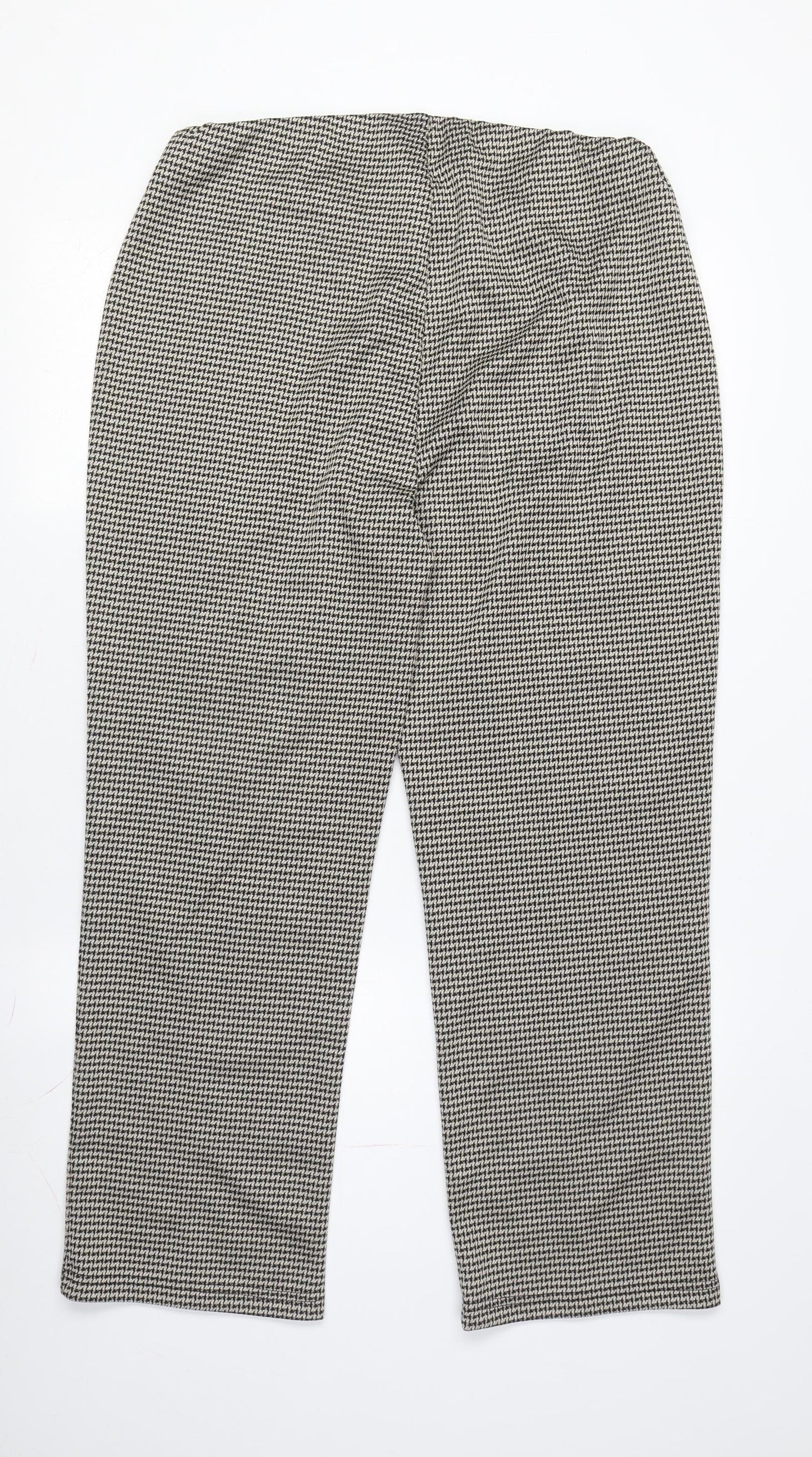 Womens UK Size 14 Damart Regular Fit  Black Trousers