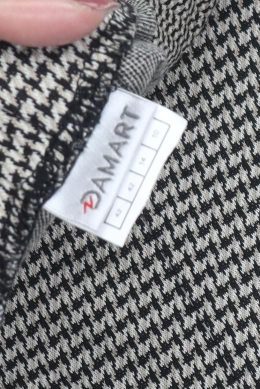Womens UK Size 14 Damart Regular Fit  Black Trousers