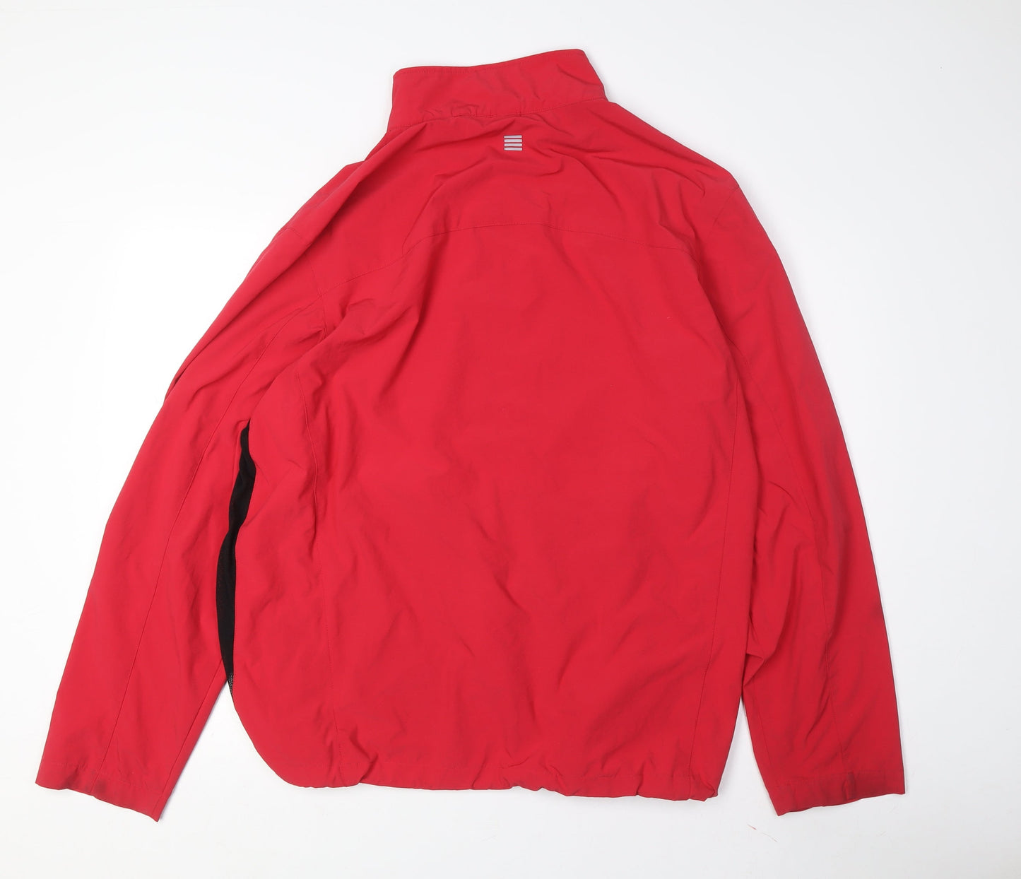 Mens UK Size XL Lands' End Red Windbreaker Coat