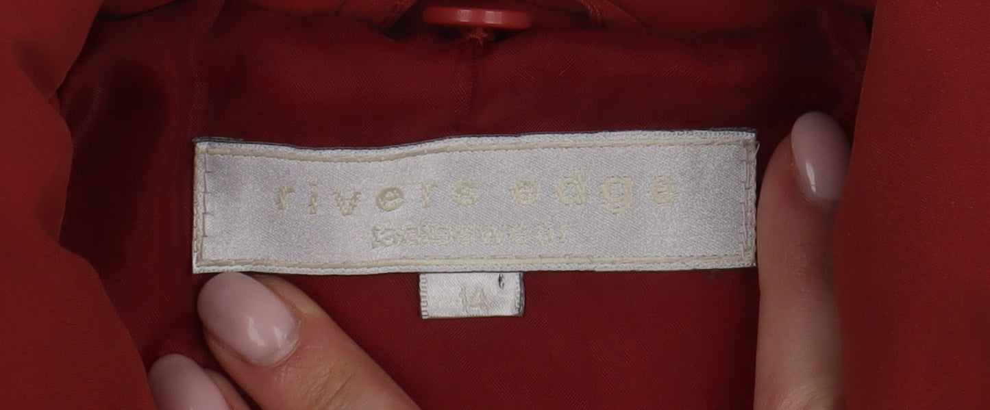 Rivers Edge Women's Red Quilted Jacket Size 14