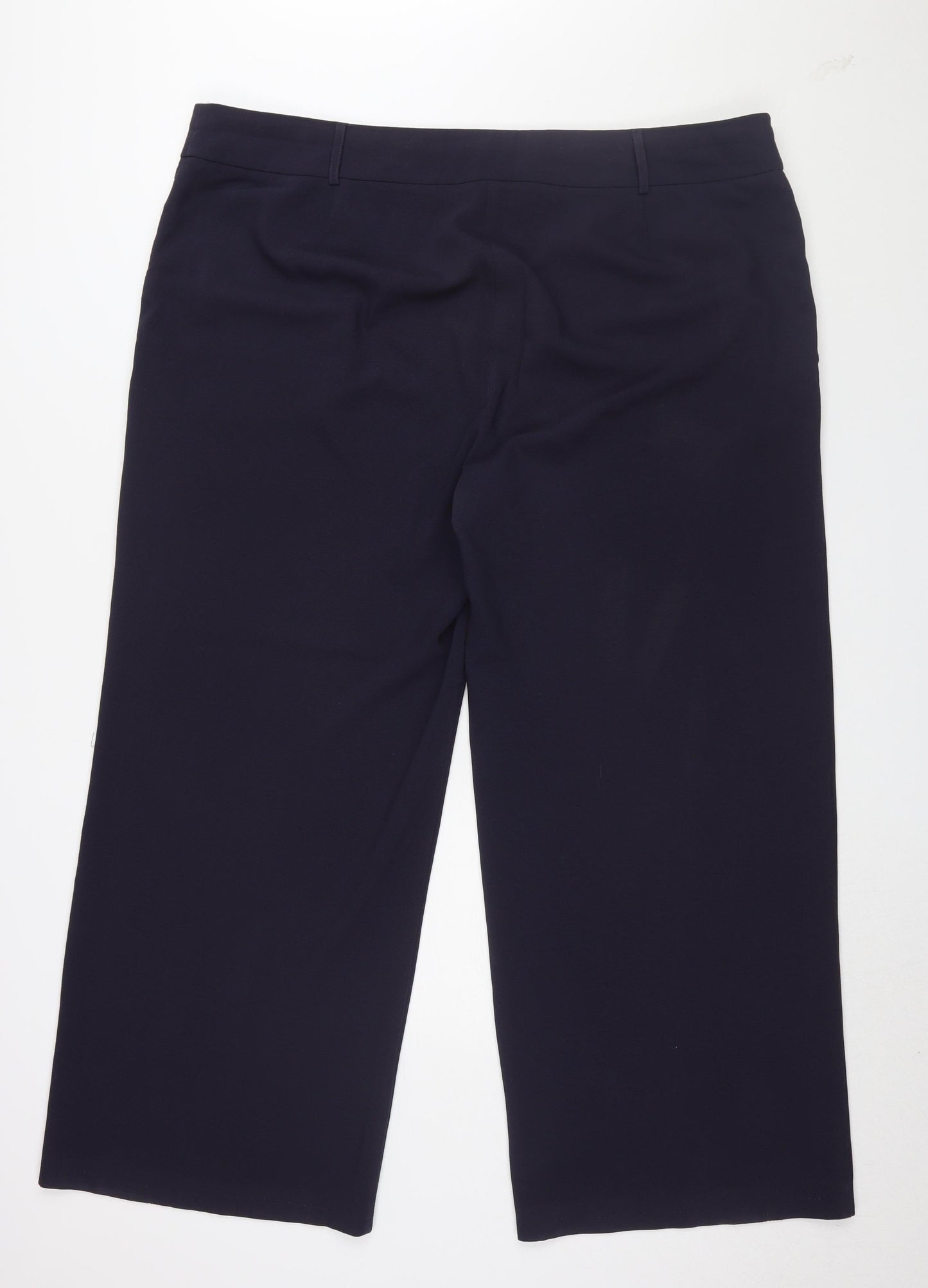 Womens UK Size 14 Marks and Spencer Regular Fit  Black Trousers