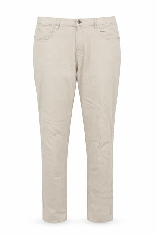 Front view of H&M Beige Slim Fit Jeans unisex adults, size 4