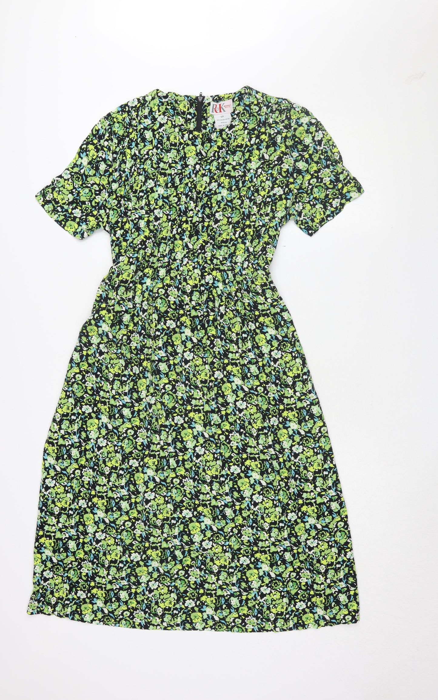 R&K Originals Women’s Floral Fit & Flare Dress, Size 6