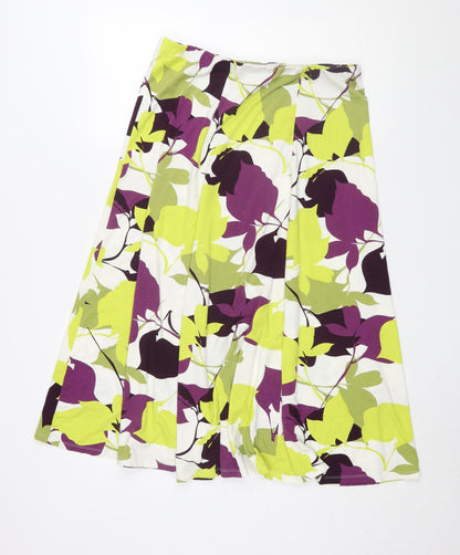 Womens UK Size 12 Viyella Pleated  Skirt
