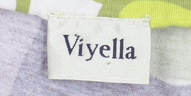 Womens UK Size 12 Viyella Pleated  Skirt