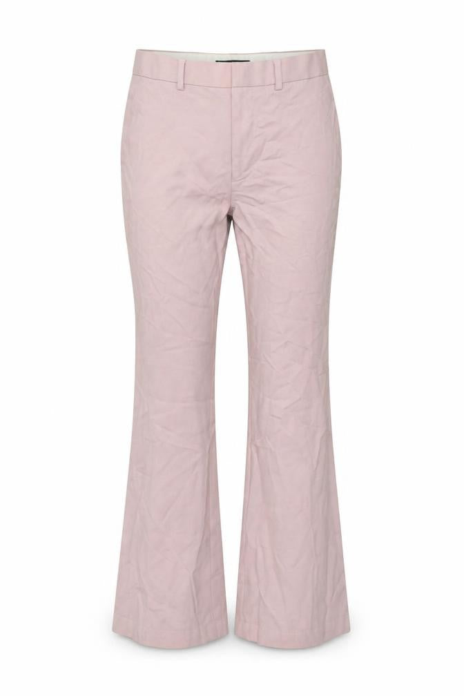 Womens UK Size M ASOS DESIGN Regular Fit Flared Pink Trousers