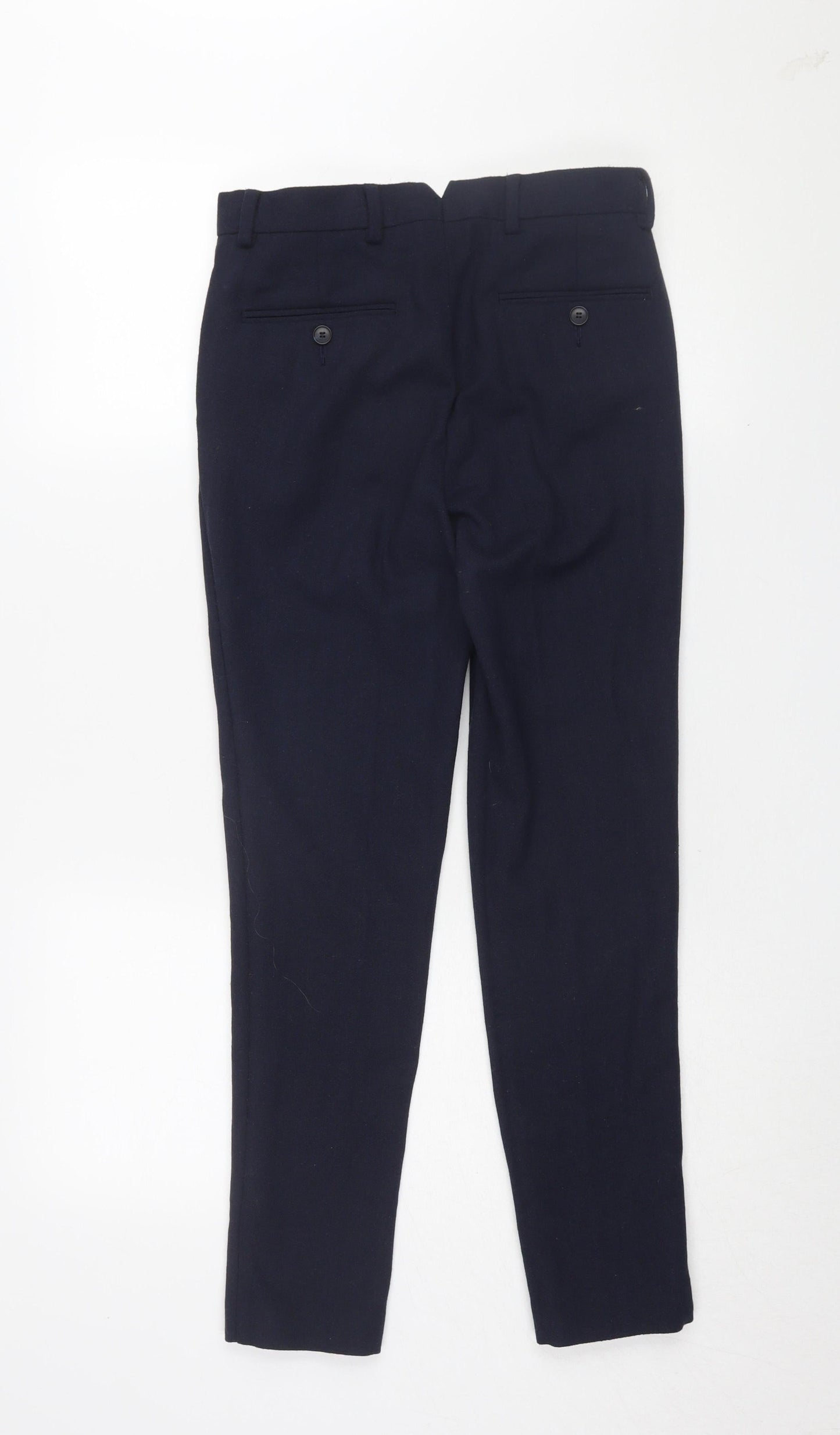 Womens UK Size M ASOS DESIGN Regular Fit Dress Pants Black Trousers