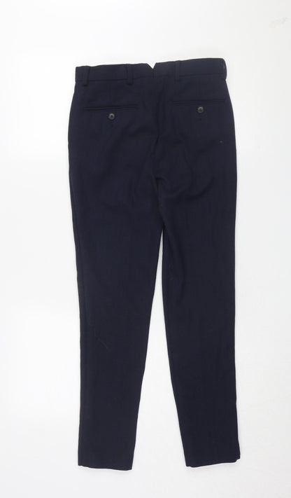 Womens UK Size M ASOS DESIGN Regular Fit Dress Pants Black Trousers
