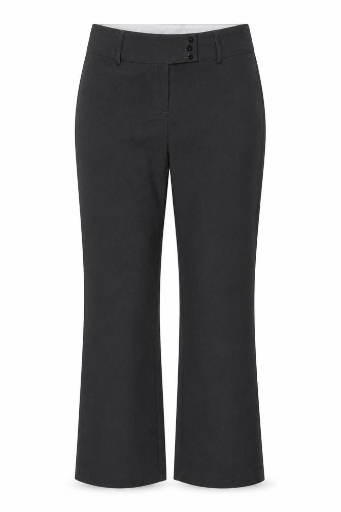 Womens UK Size 14 AMARANTO Classic Fit Dress Pants Black Trousers