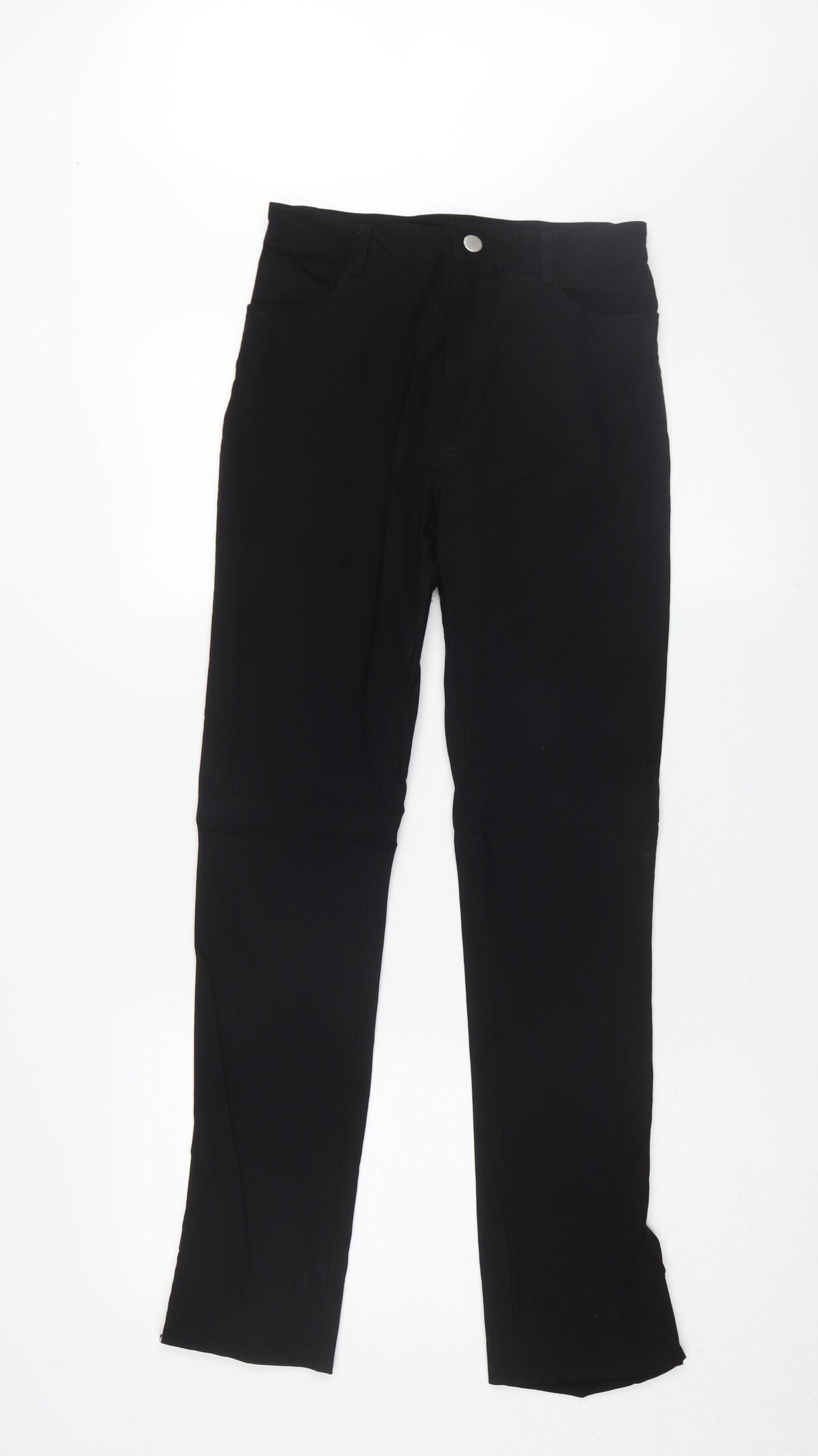 Womens UK Size 12 Monki Slim Fit Jegging Black Trousers
