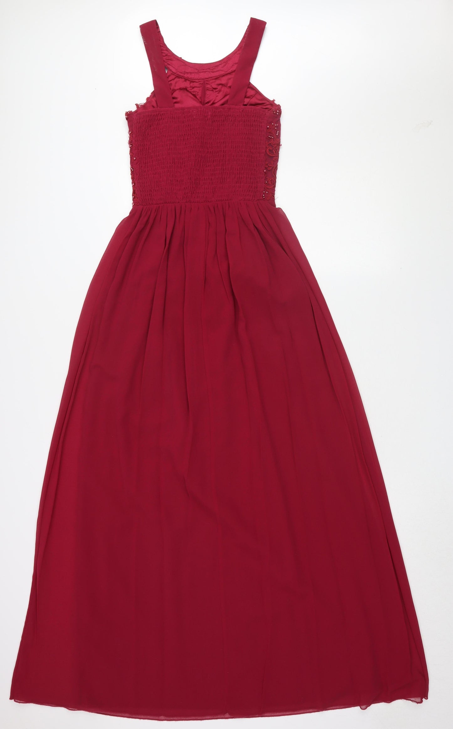 Quiz Women's Red A-Line Formal Long Dress Size 6