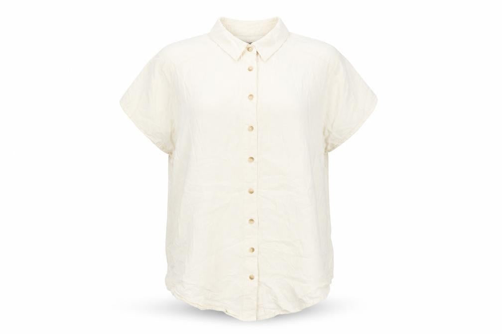 Womens UK Size 2 Torrid Beige  Button-Up
