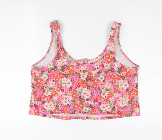 Womens UK Size 2XL Old Navy Multicoloured Cropped Tank