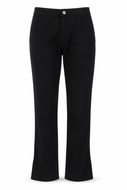 Monki Women's Black Straight Trousers Size 12